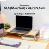 NOOK LAPTOP MONITOR RISER Wooden Aluminum Stand