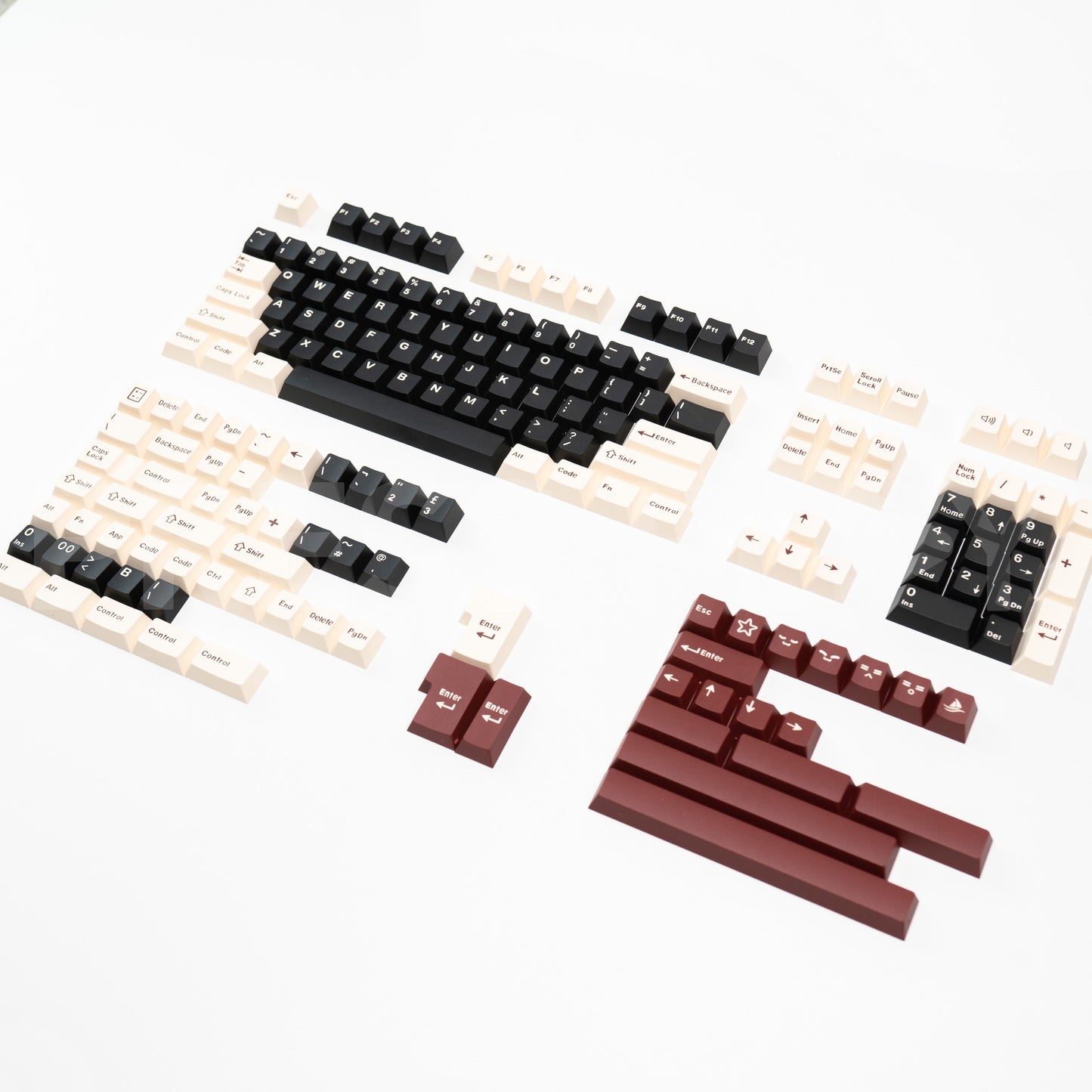 PHANTOM PBT ABS Doubleshot Keycaps Keycap Set by Press Play