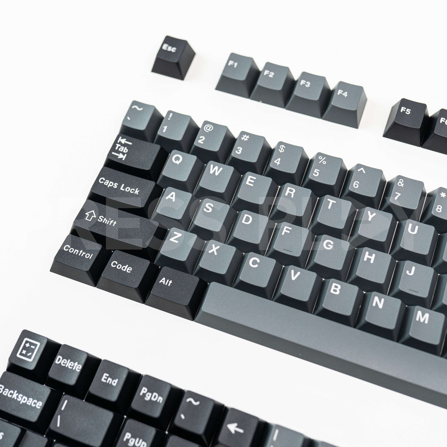 SPACEBOUND PBT ABS Doubleshot Keycaps Keycap Set by Press Play