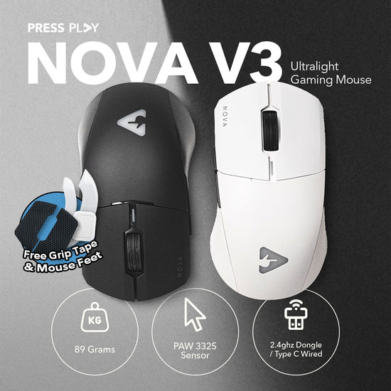 NOVA V3 Wireless Gaming Mouse – pressplayid