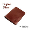 SLIMFOLD Slim Vegetable Tanned Leather Wallet by Press Play