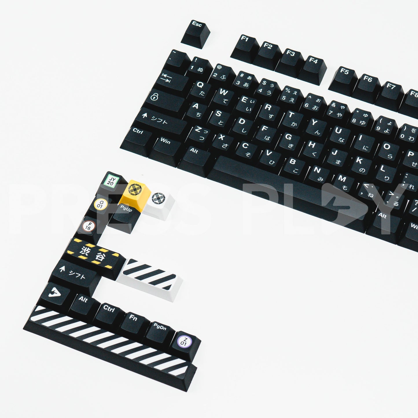 PPBT SHIBUYA PBT Dye Sub Keycap Set Japanese Root by Press Play