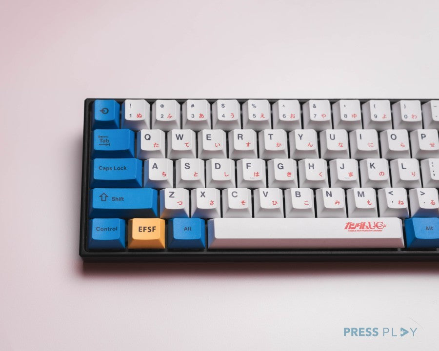 Gundam Unicorn Japanese PBT Dye Sub Keycaps Keycap Set