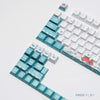 Ukiyo Sea Waves PBT Dye Sub Keycaps 108 Keys