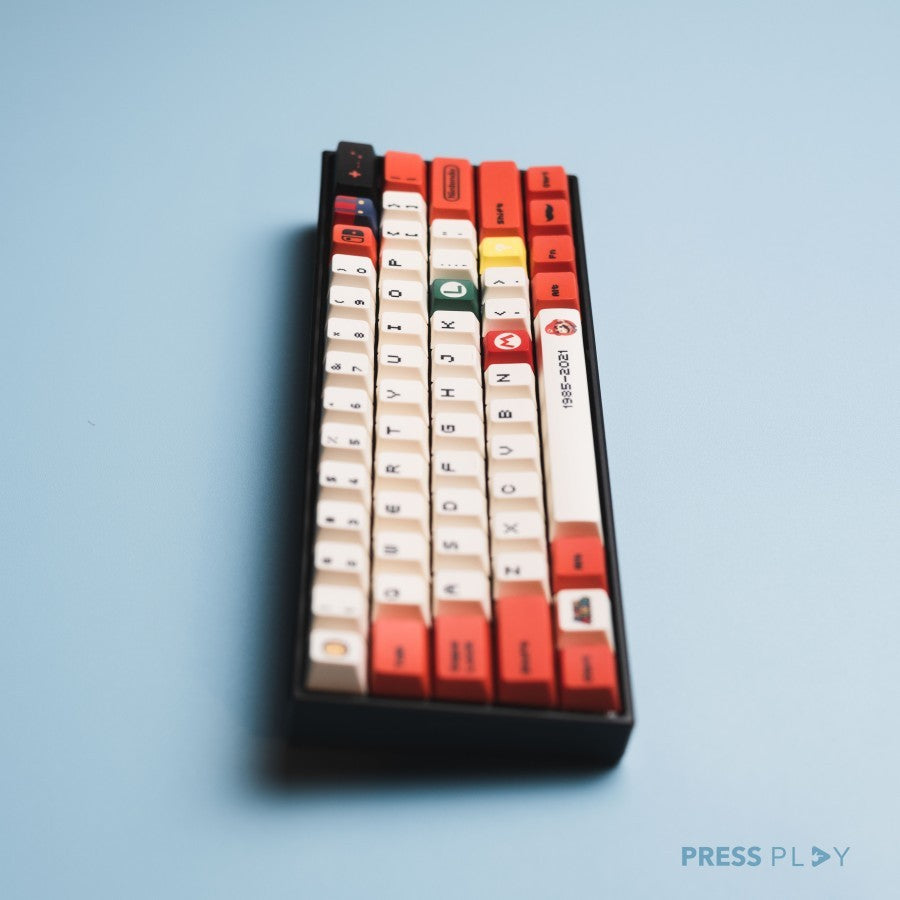 Mario PBT Dye Sub Keycaps Full Size 108 Keys