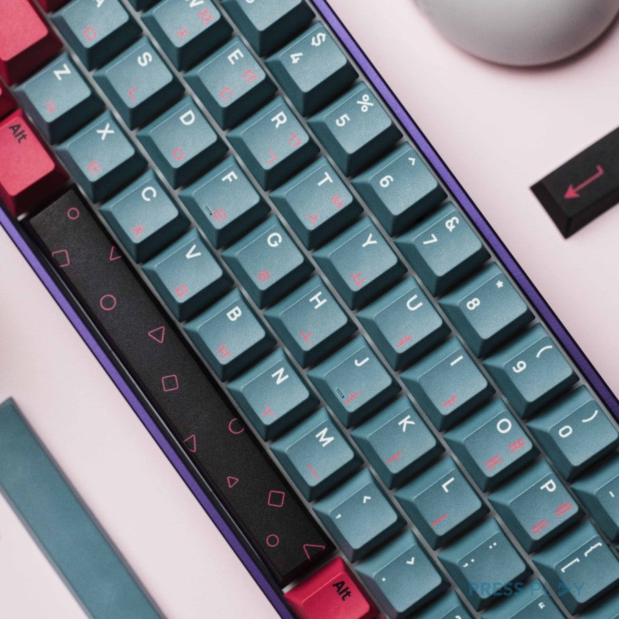 HANGEUL GAME Korean Root PBT Dye Sub Keycaps Keycap Set by Press Play ...