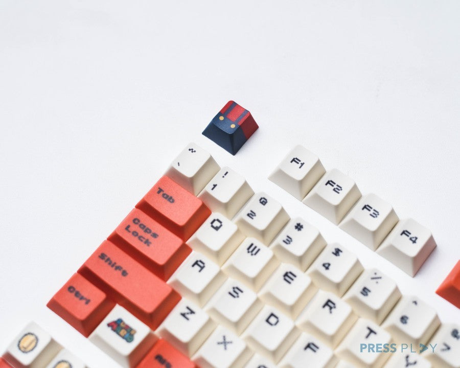 Mario PBT Dye Sub Keycaps Full Size 108 Keys