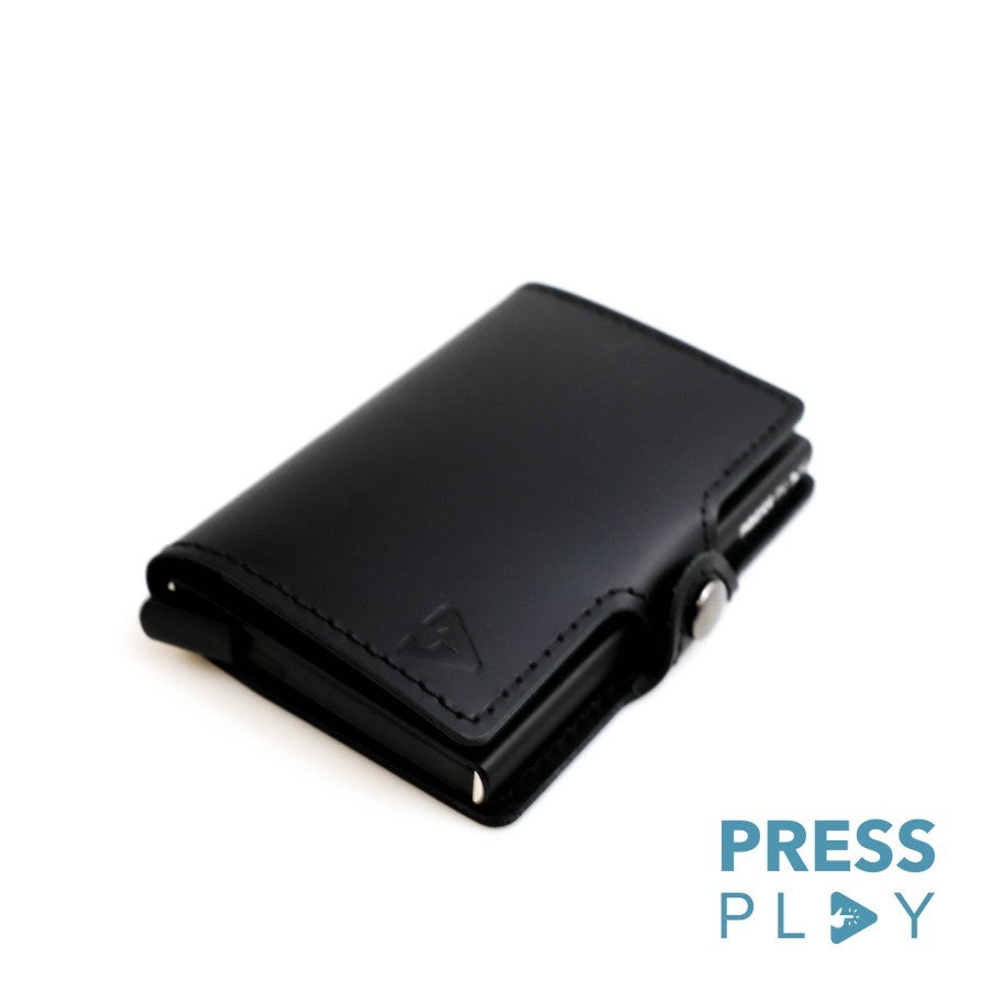 CLASSIC RFID Leather Pop Up Card Case Wallet by Press Play