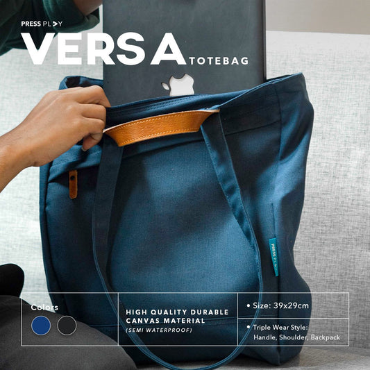 VERSA Tote Backpack Multifunction Bag Tas Laptop Ransel by Press Play