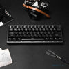 WoB White on Black PBT Doubleshot Keycaps Set by Press Play