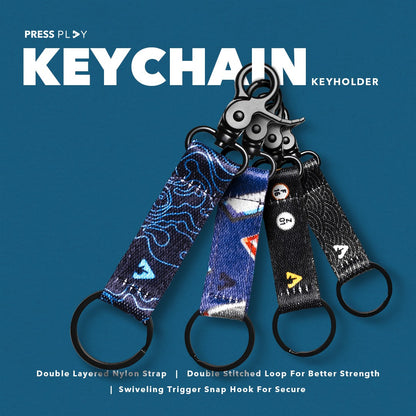 Press Play Keychain Key Holder