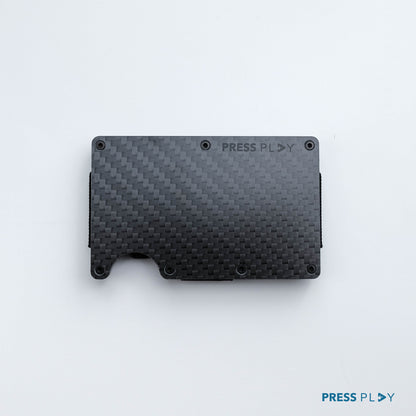 GRIP RFID Carbon Fiber Elastic Card Wallet (with Money Clip)