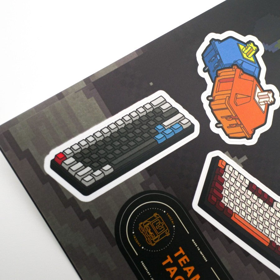 Press Play Sticker Pack Set