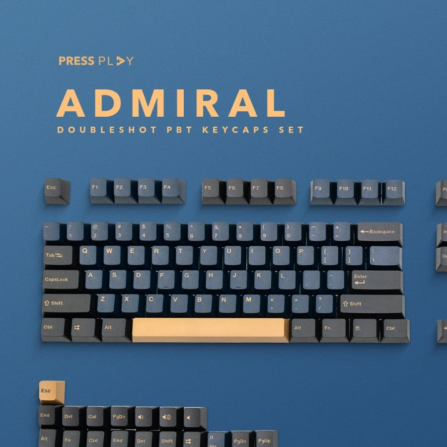 ADMIRAL PBT Doubleshot Keycaps Keycap Set