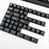 White on Black WoB PBT ABS Doubleshot Keycaps Keycap Set by Press Play