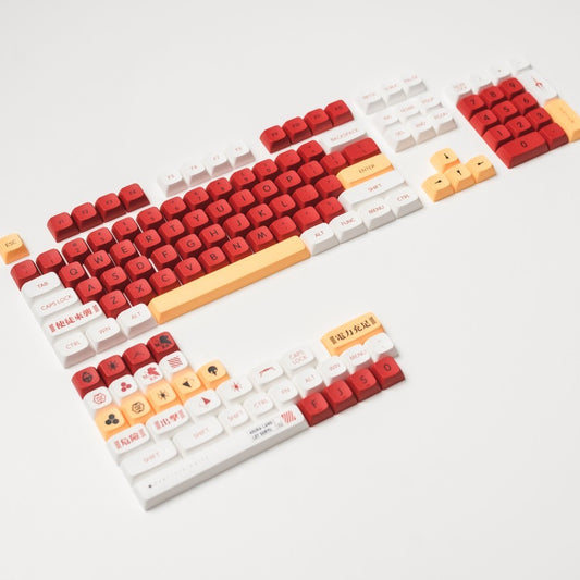 Asuka EVANGELION PBT Dye Sub Keycaps Mechanical Keyboard