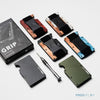 GRIP RFID Carbon Fiber Elastic Card Wallet (with Money Clip)