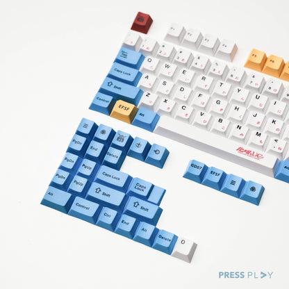 Gundam Unicorn Japanese PBT Dye Sub Keycaps Keycap Set