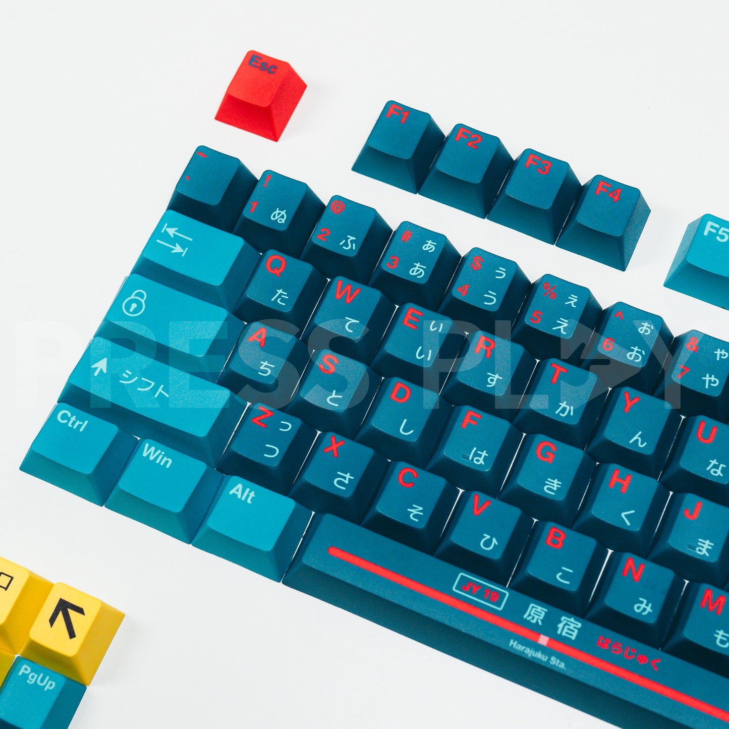 PPBT HARAJUKU PBT Dye Sub Keycap Set Japanese Root by Press Play