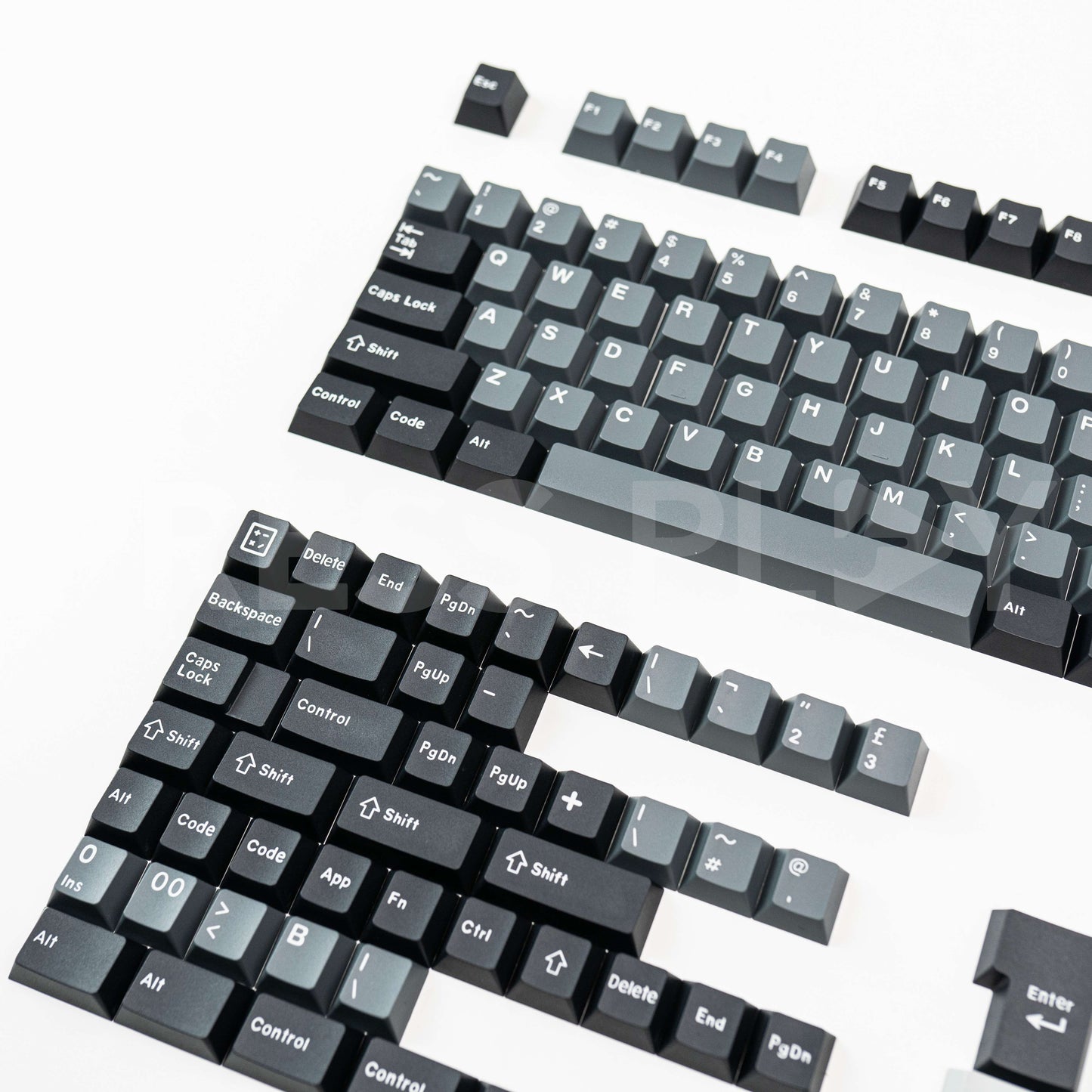 SPACEBOUND PBT ABS Doubleshot Keycaps Keycap Set by Press Play