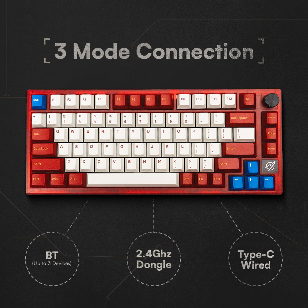 ROVER84 75% Wireless Mechanical Keyboard by Press Play