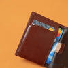 SLIMFOLD Slim Vegetable Tanned Leather Wallet by Press Play