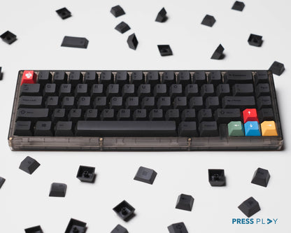 BLACKOUT PBT Dye Sub Sublimated Keycaps Keycap Set