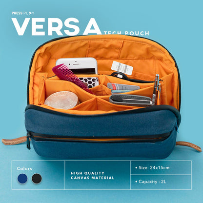 VERSA Tech & Travel Pouch Accessory Bag Tas Aksesoris by Press Play