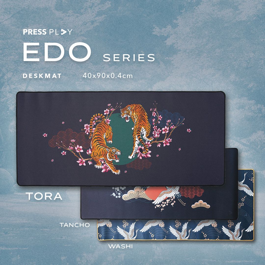 EDO Series Gaming Mousepad Deskmat by Press Play