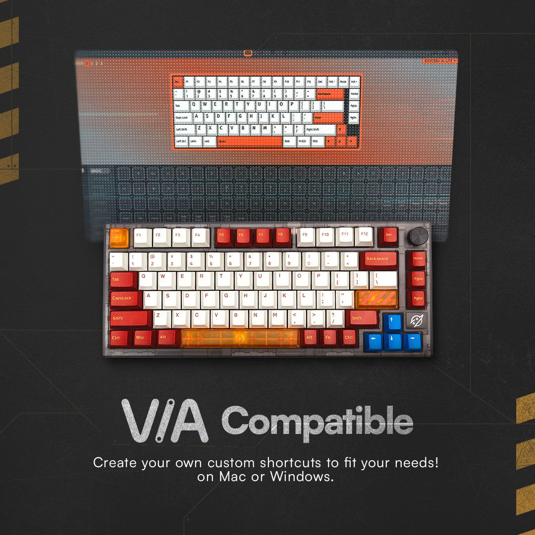 ROVER84 75% Wireless Mechanical Keyboard by Press Play