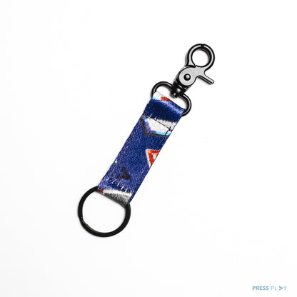 Press Play Keychain Key Holder