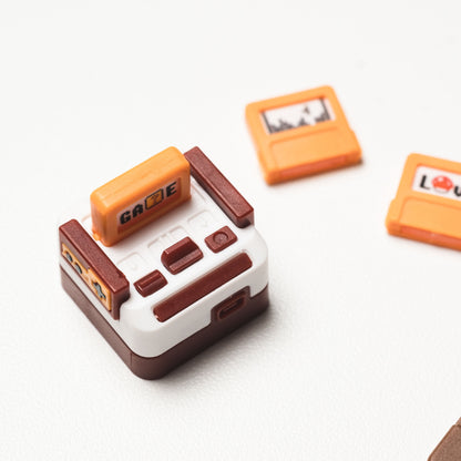 RETRO FAMICOM Artisan Keycap Mechanical Keyboard