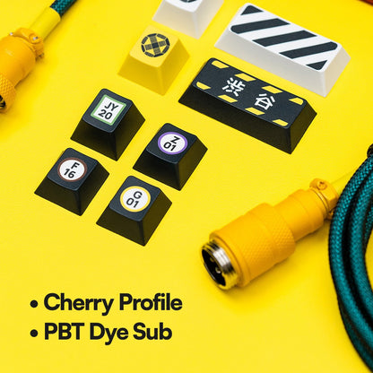 PPBT SHIBUYA PBT Dye Sub Keycap Set Japanese Root by Press Play