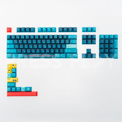 PPBT HARAJUKU PBT Dye Sub Keycap Set Japanese Root by Press Play