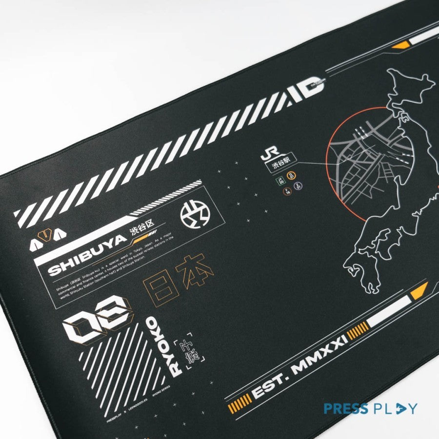 SHIBUYA Gaming Mousepad Deskmat by Press Play